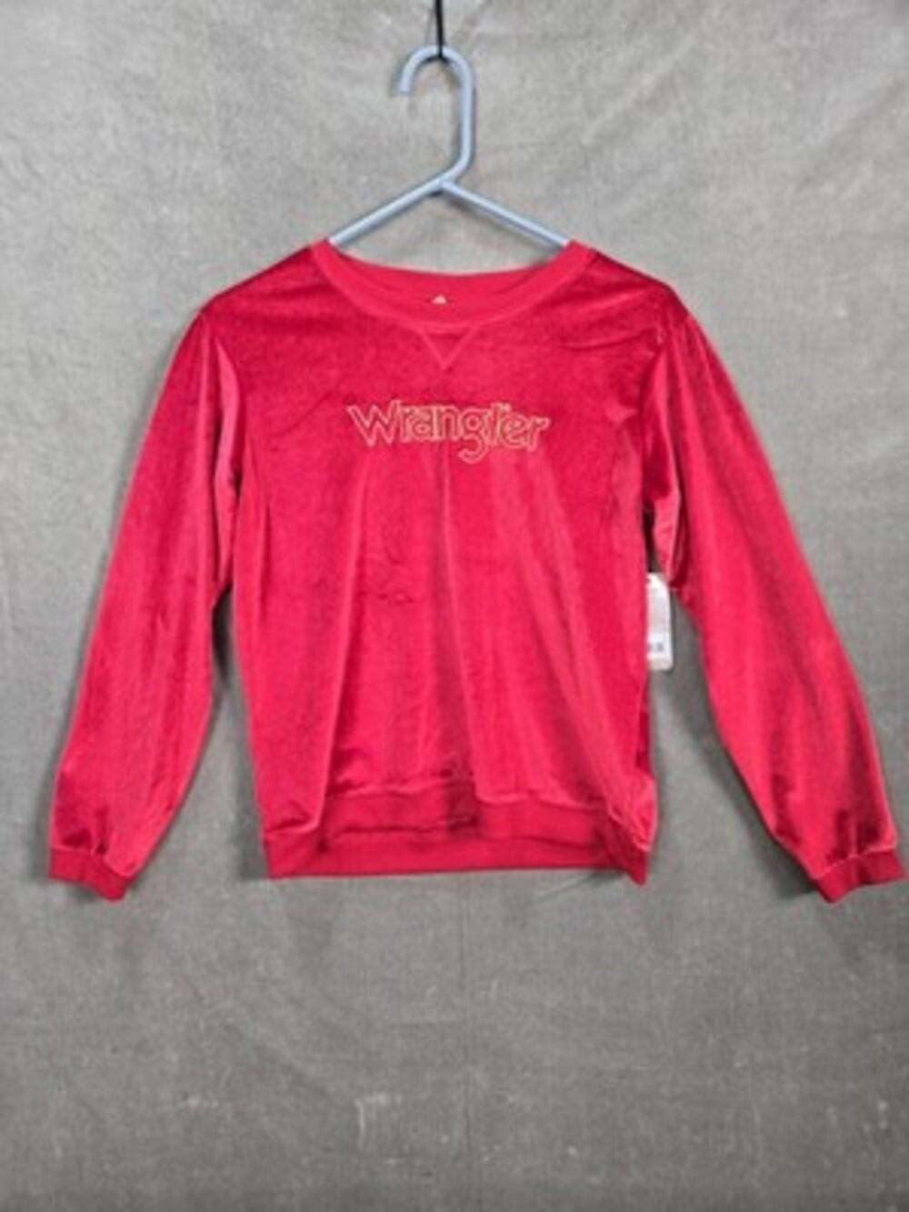Wrangler Women's Red Velvet Crew Neck Sweater XL 1X 16 18 New With Tags